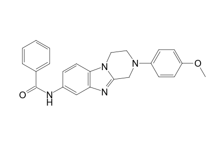 Benzamide, N-[1,2,3,4-tetrahydro-2-(4-methoxyphenyl)pyrazino[1,2-a][1,3]benzimidazol-8-yl]-