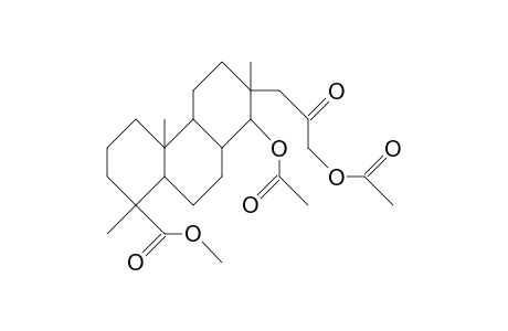 14-Acetoxy-16-acetoxymethyl-16-oxo-18-isopimarano ic acid, methyl ester