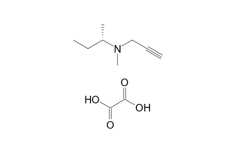 (S)-(+)-N-Methyl-N-(2-butyl)propargylamine Oxalate