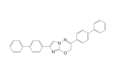 3,7-Bis(4-phenylphenyl)-2H-imidazo[2,1-b][1,3,4]oxadiazine
