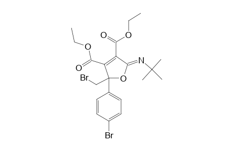 (5Z)-DIETHYL-5-(TERT.-BUTYLIMINO)-2-(BROMOMETHYL)-2-(4-BROMOPHENYL)-2,5-DIHYDROFURAN-3,4-DICARBOXYLATE