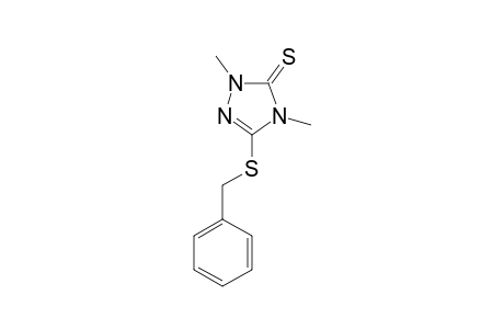 5-BENZYLMERCAPTO-2,4-DIMETHYL-1,2,4-TRIAZOLINE-3-THIONE