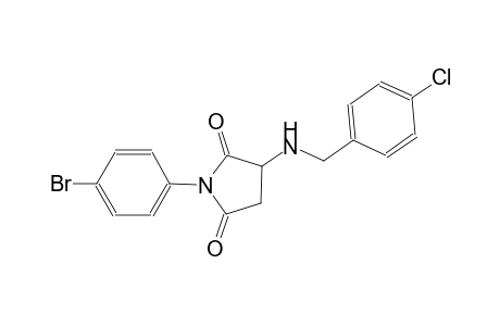2,5-pyrrolidinedione, 1-(4-bromophenyl)-3-[[(4-chlorophenyl)methyl]amino]-