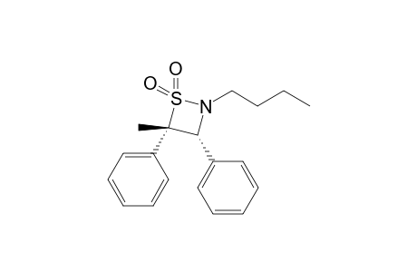 cis-2-n-Butyl-4-methyl-3,4-diphenyl-1,2-thiazetidine 1,1-dioxide