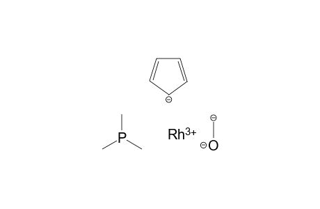 Methanolate cyclopenta-2,4-dien-1-ide rhodium(III) trimethylphosphane