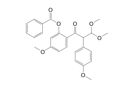 2-(2-Benzoyloxy-4-methoxyphenyl)-3,3-dimethoxy-2-(p-methoxyphenyl)propanone