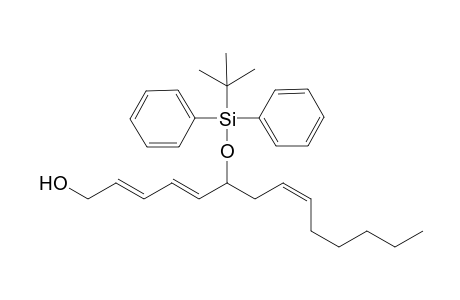 6(R)-[(tert-butyldiphenylislyl)oxy]-2(E),4(E),8(Z)-tetradecatrien-1-ol