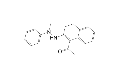 Ethanone, 1-[3,4-dihydro-2-(2-methyl-2-phenylhydrazino)-1-naphthalenyl]-