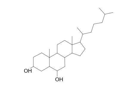 Cholestane-3,6-diol