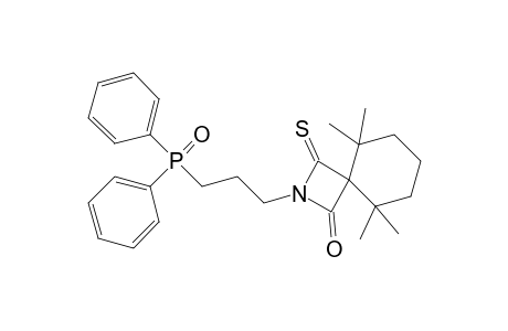 2-Azaspiro[3.5]nonan-1-one, 2-[3-(diphenylphosphinyl)propyl]-5,5,9,9-tetramethyl-3-thioxo-