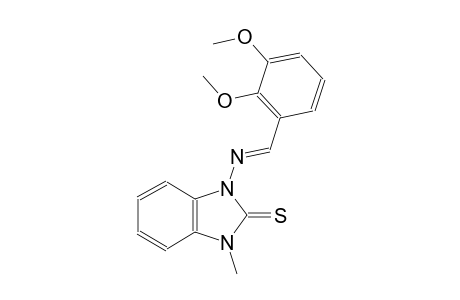 1-{[(E)-(2,3-dimethoxyphenyl)methylidene]amino}-3-methyl-1,3-dihydro-2H-benzimidazole-2-thione