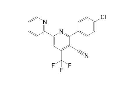3-Cyano-2-(4'-chlorophenyl)-6-(2'-pyridyl)-4-(trifluoromethyl)pyridine