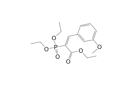 Ethyl (2Z)-2-(diethoxyphosphoryl)-3-(3-methoxyphenyl)-2-propenoate