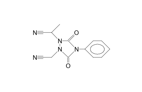2-(1-Cyanoethyl)-1-cyanomethyl-4-phenyl-1,2,4-triazolidine-3,5-dione