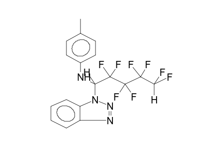 1,5-DIHYDRO-1-(BENZOTRIAZOL-1-YL)-1-(4-TOLUIDINO)OCTAFLUOROPENTANE