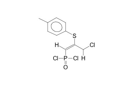 2-(PARA-TOLYLTHIO)-3-CHLOROPROPEN-1-YLDICHLOROPHOSPHONATE