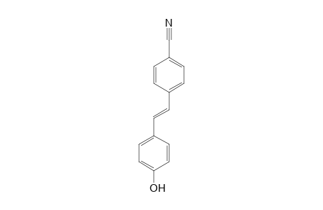 Benzonitrile, 4-[2-(4-hydroxyphenyl)ethenyl]-, (E)-