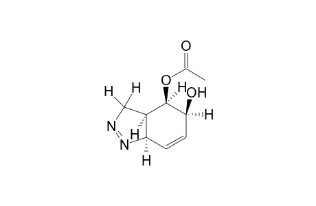 4-Acetoxy-3,3a,4,5-tetrahydrobenzo[c]pyrazoline-5-ol