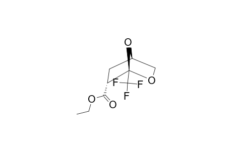 ETHYL-1-TRIFLUOROMETHYL-2,7-DIOXABICYClO-[2.2.1]-HEPTANE-6-CARBOXYLATE