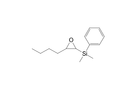 (E)-(3-Butyloxiranyl)dimethyl(phenyl)silane
