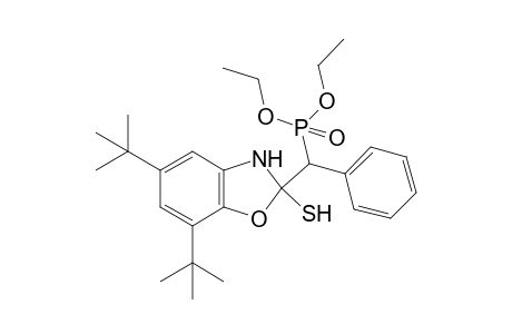 Diethyl ((5,7-di-tert-butyl-2-mercapto-2,3-dihydrobenzo[d]oxazol-2-yl)(phenyl)methyl)-phosphonate