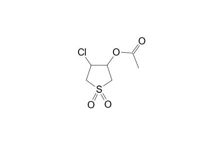 (4-chloro-1,1-dioxo-thiolan-3-yl) acetate