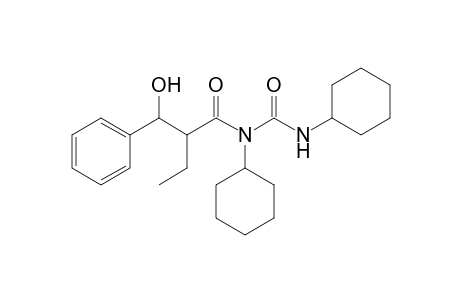 N-[(Cyclohexylamino)carbonyl]-N-cyclohexyl-2-ethyl-3-hydroxy-3-phenylpropanamide