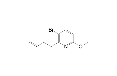 3-Bromanyl-2-but-3-enyl-6-methoxy-pyridine
