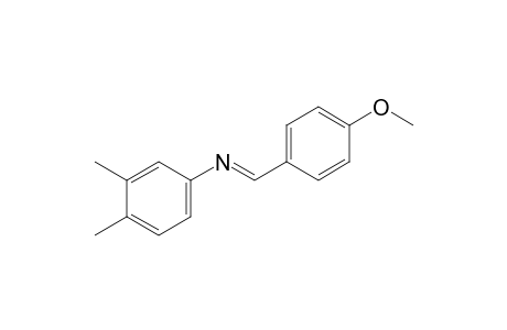 N-(p-methoxybenzylidene)-3,4-xylidine