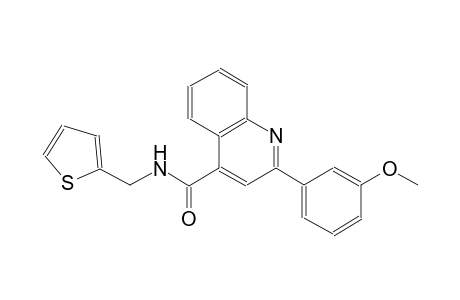 2-(3-methoxyphenyl)-N-(2-thienylmethyl)-4-quinolinecarboxamide
