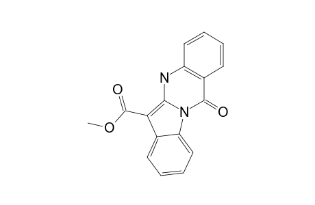 PHAITANTHRIN_E;6-METHOXYCARBONYL-5-HYDROINDOLO-[2.1-B]-QUINAZOLIN-12-ONE