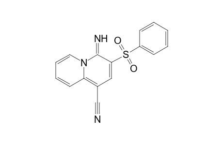 4-Imino-3-(phenylsulfonyl)-4H-quinolizine-1-carbonitrile