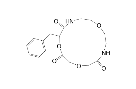 15-Benzyl-1,4,10-trioxa-7,13-diazacyclopentadecane-2,6,14-trione
