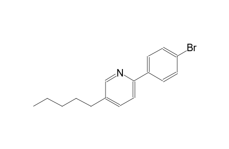 2-(4-bromophenyl)-5-pentyl-pyridine
