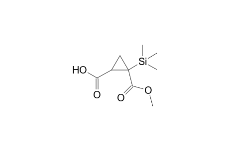 2-Carbomethixy-2-(trimethylsilyl)cyclopanecarboxylic Acid