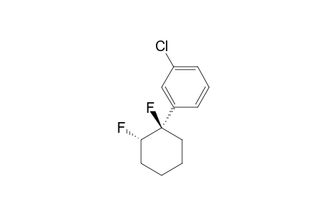 1-FLUORO-1-(3'-CHLOROPHENYL)-TRANS-2-FLUOROCYCLOHEXANE
