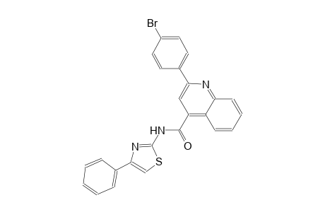 2-(4-bromophenyl)-N-(4-phenyl-1,3-thiazol-2-yl)-4-quinolinecarboxamide