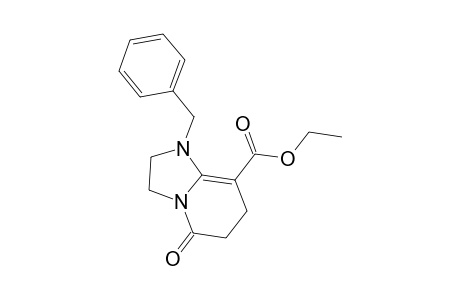 1-Benzyl-8-ethoxycarbonyl-1,2,3,5,6,7-hexahydroimidazo[1,2-a]pyridin-5-one