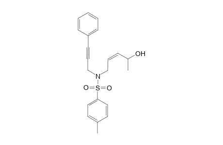 (Z)-9-Phenyl-6-tosyl-6-azanon-3-en-8-yn-2-ol