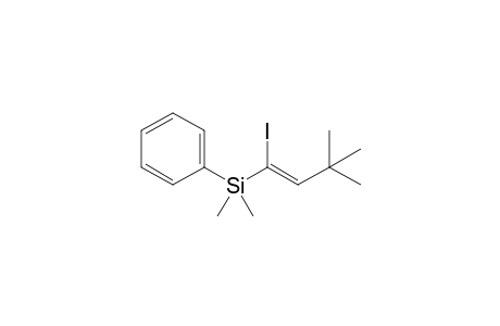 (Z)-1-Dimethylphenylsilyl-1-iodo-3,3-dimethyl-1-butene