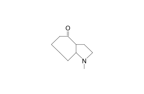 cis-4-Oxo-1-methyl-decahydro-cyclohepta(B)pyrrole