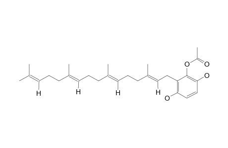 2-Acetoxy-3-(geranyl-geranyl)-1,4-dihydroxybenzene