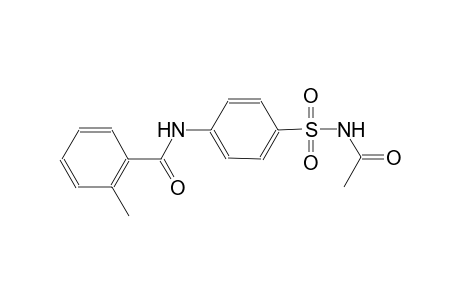 N-{4-[(acetylamino)sulfonyl]phenyl}-2-methylbenzamide