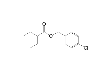 2-Ethylbutyric acid, 4-chlorobenzyl ester