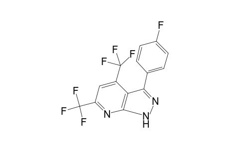 4,6-BIS(TRIFLUOROMETHYL)-3-(p-FLUOROPHENYL)-1H-PYRAZOLO[3,4-b]PYRIDINE