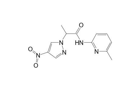 1H-Pyrazole-1-acetamide, .alpha.-methyl-N-(6-methyl-2-pyridinyl)-4-nitro-