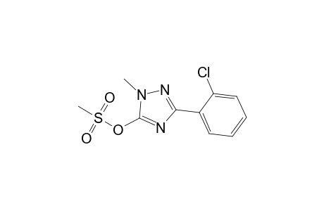 3-(2'-Chlorophenyl)-5-[(methanesulfonyl)oxy]-1-methyl-1,2,4-triazole