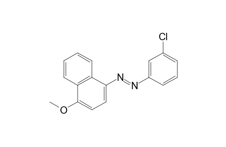 1-[(m-chlorophenyl)azo]-4-methoxynaphthalene