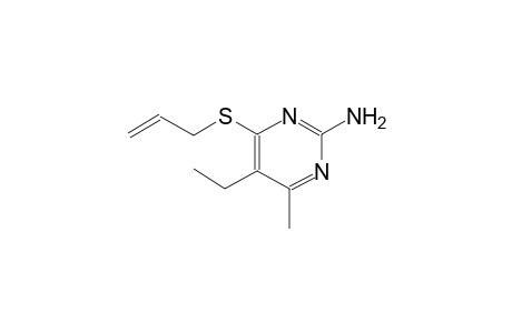 2-pyrimidinamine, 5-ethyl-4-methyl-6-(2-propenylthio)-
