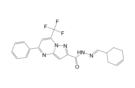N'-[(E)-3-cyclohexen-1-ylmethylidene]-5-phenyl-7-(trifluoromethyl)pyrazolo[1,5-a]pyrimidine-2-carbohydrazide